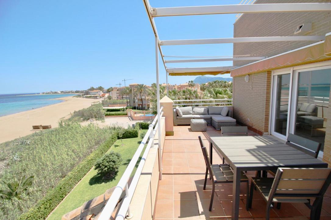 Atico Frontal Al Mar Con Piscina Privada By Homeprive Дения Экстерьер фото